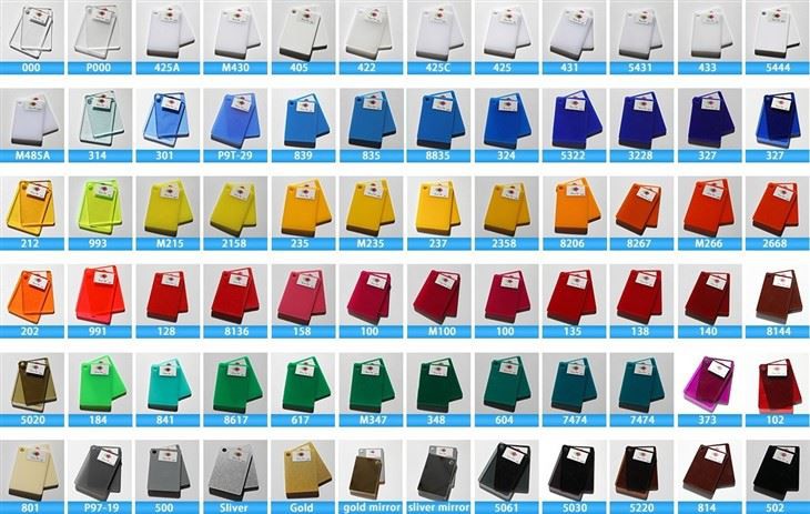 Black Color Cast Acrylic PMMA Sheet