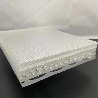 Clear Fluted Acrylic Sheet